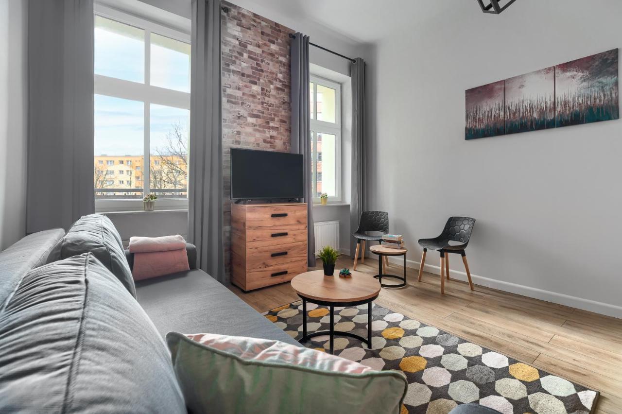 Margi Eos Apartament Large & Balcony Lägenhet Szczecin Exteriör bild