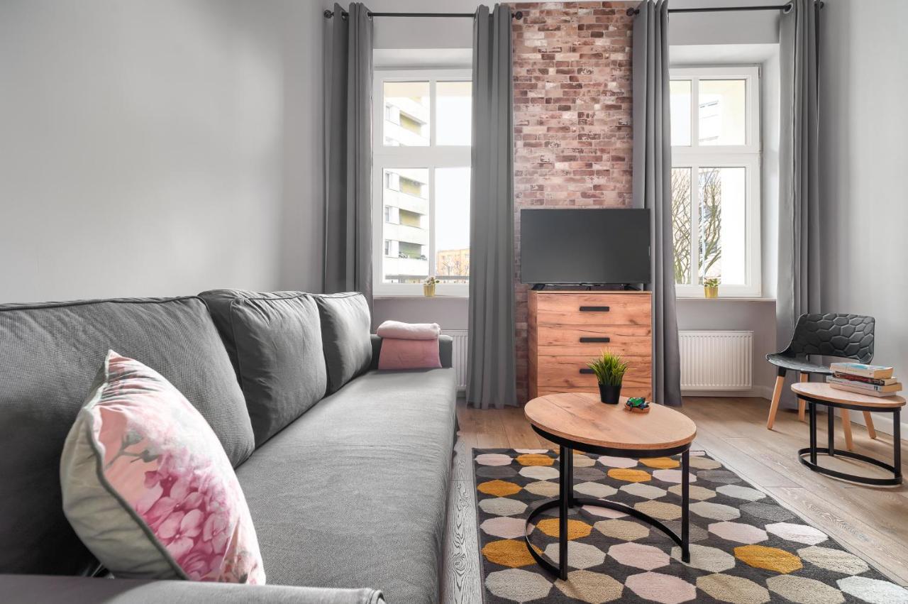 Margi Eos Apartament Large & Balcony Lägenhet Szczecin Exteriör bild